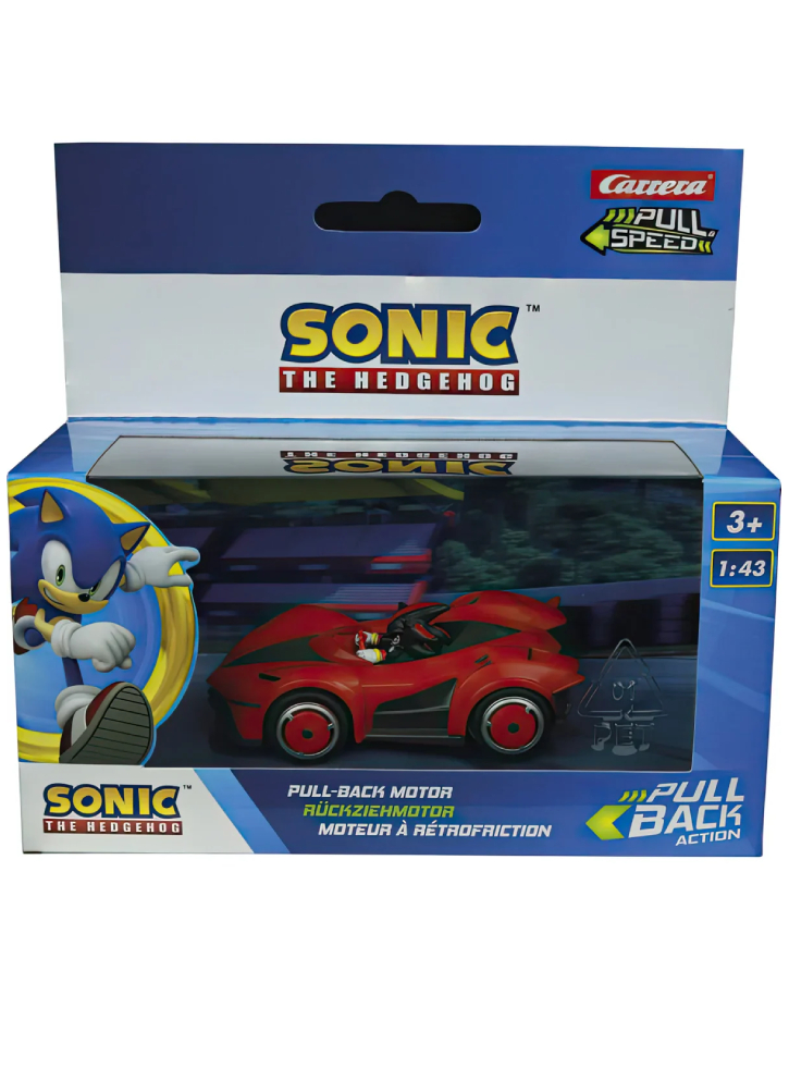 Masina Carrera Pull Speed Sonic The Hedgehog Shadow the Hedgehog (Red) Pull-Back 1:43 (15818328)