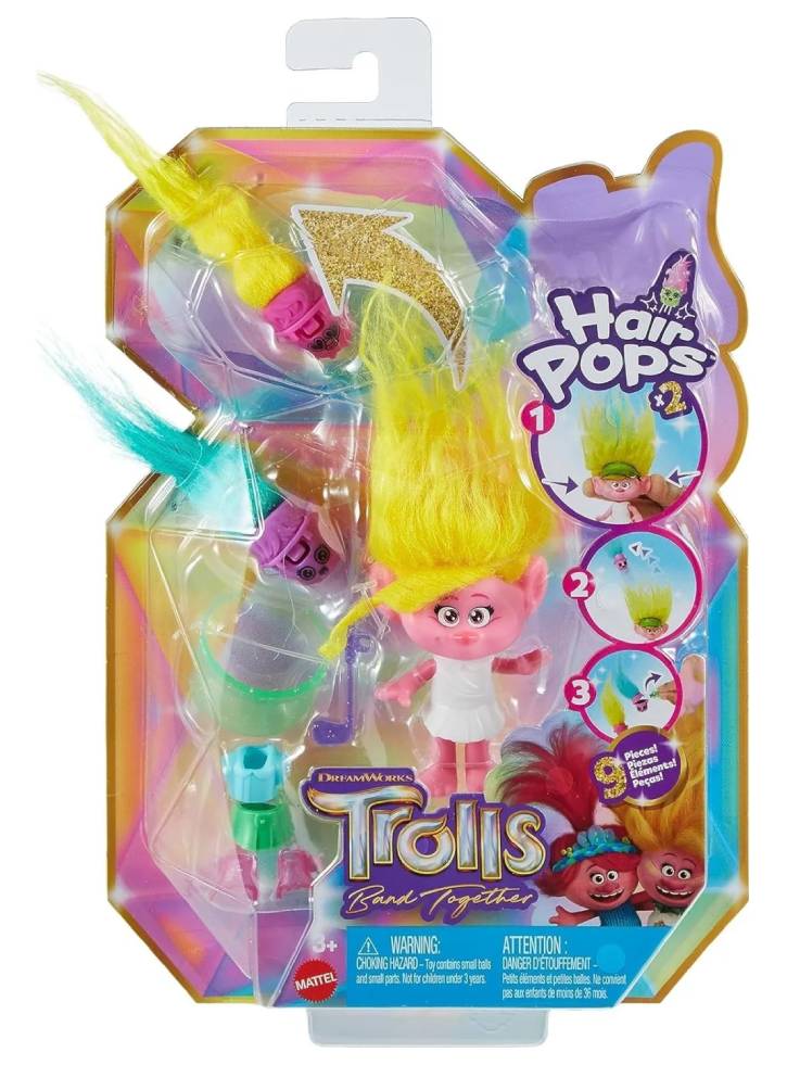 Papusa Trolls Mini Hair Pops (HNF11)