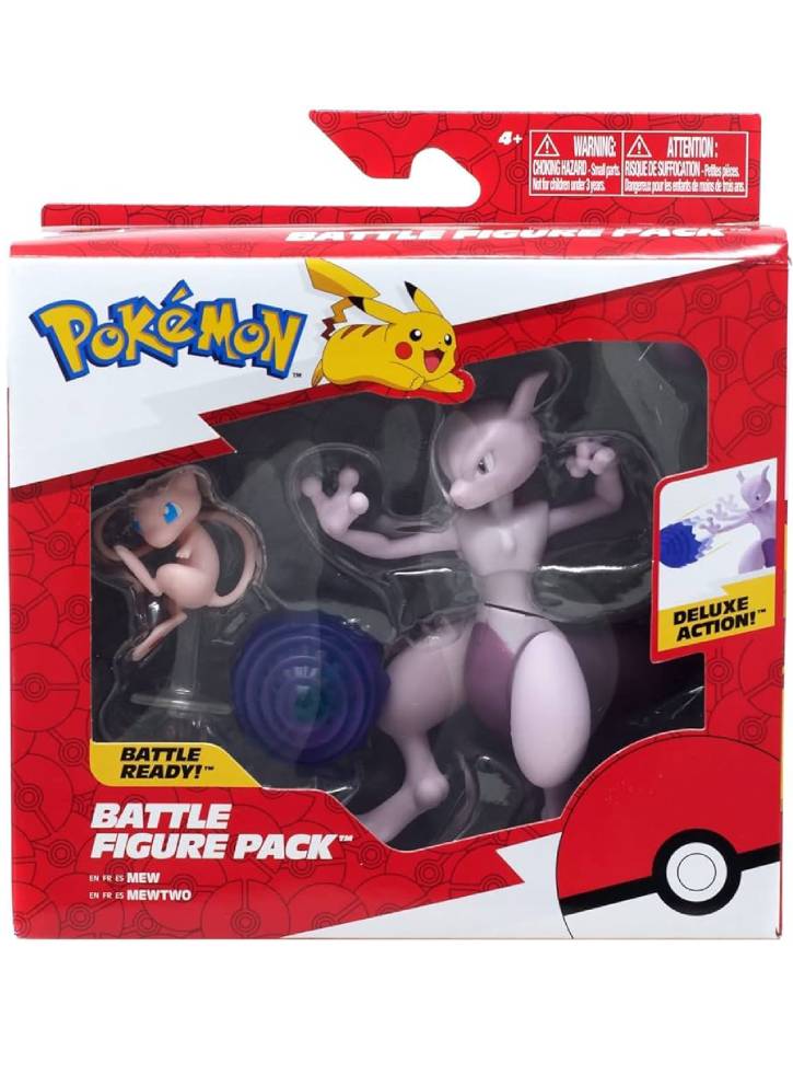 Pokemon Battle Mewtwo and Mew