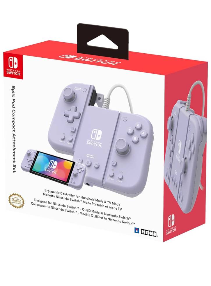 Controller Hori Split Pad Compact Attachment Lavender