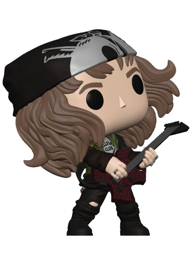 Pop Television Stranger Things Hunter Eddie with Guitar 9cm