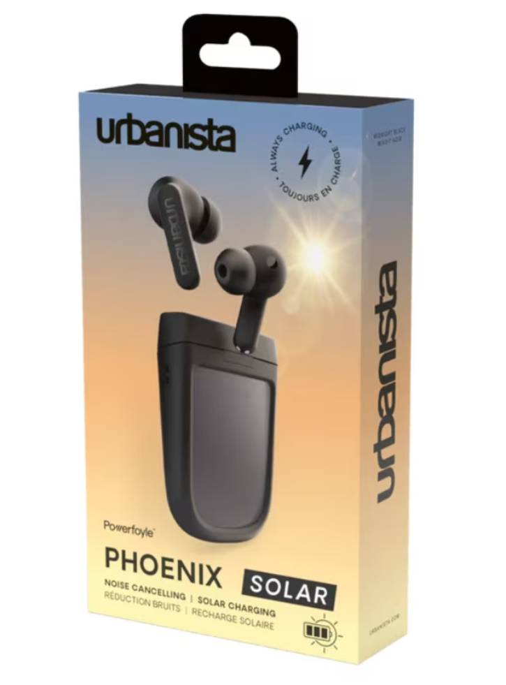 Earphones Urbanista Phoenix Solar Charging Midnight Black