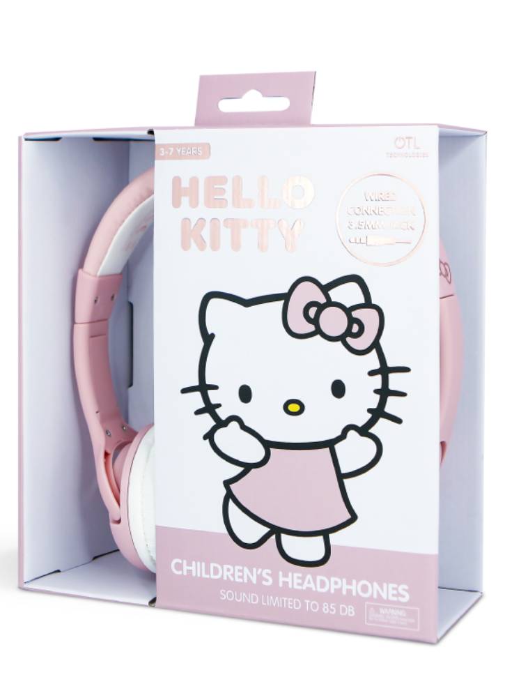 Casti OTL Hello Kitty Rose Gold