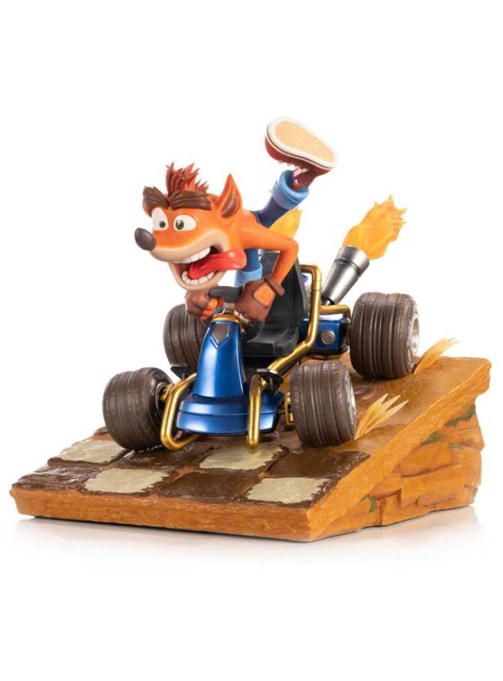 First4Figures Crash Team Racing Nitro Fueled Crash In Kart Resin 31cm