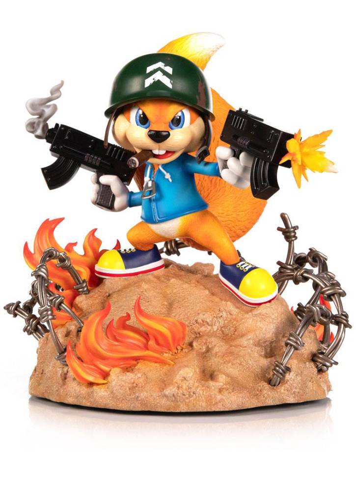 First4Figures Conker Soldier Conker Resin 33cm