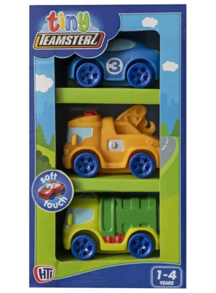 Set 3 Masini Tiny Teamsterz Random Soft