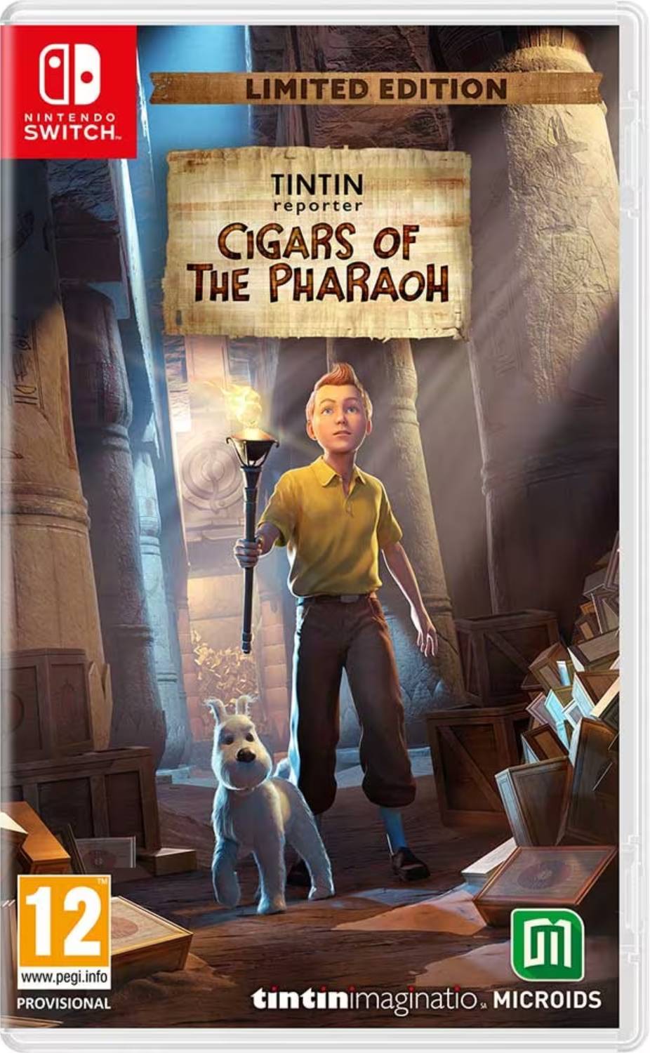 Tintin Reporter Cigars of the Pharaoh Limited Edition Нинтендо Суич