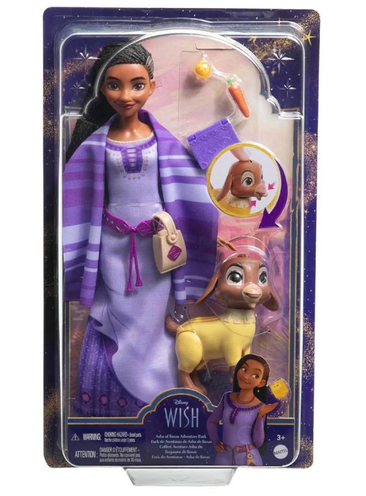 Papusa Disney Wish Asha of Rosas Adventure (HPX25)