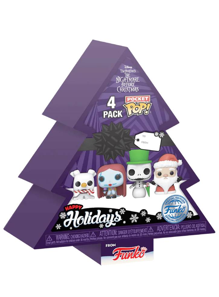 Keychain Funko Pocket Pop The Nightmare Before Christmas Tree Holiday Box