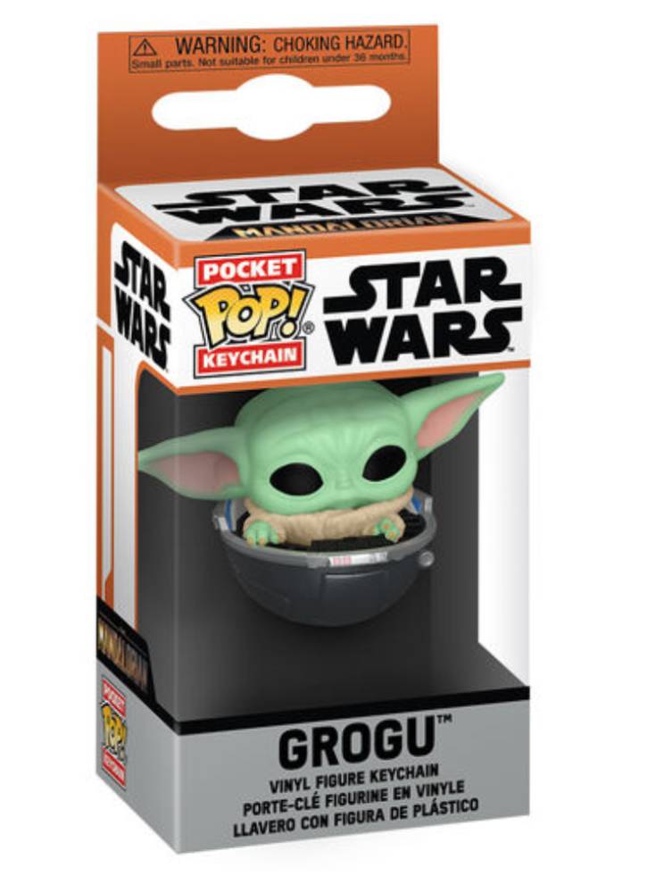 Keychain Funko Pocket Pop Star Wars The Mandalorian Grogu
