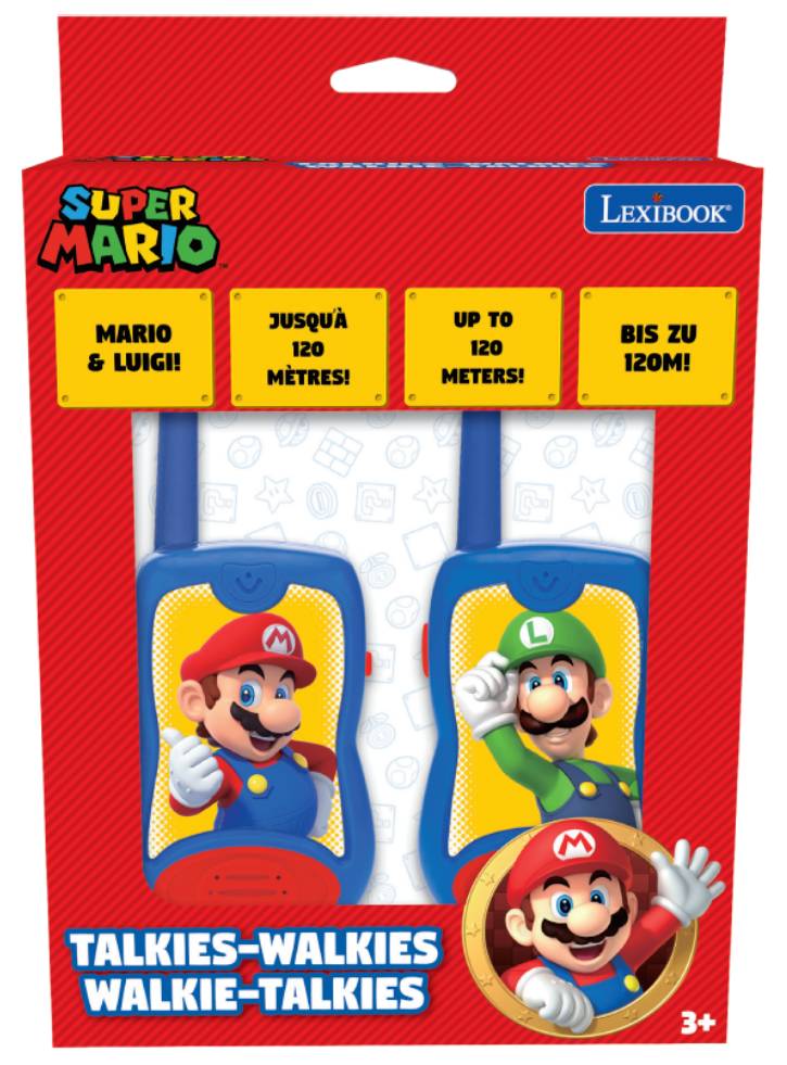 Lexibook Super Mario Walkie Talkie (120 M) (20217)