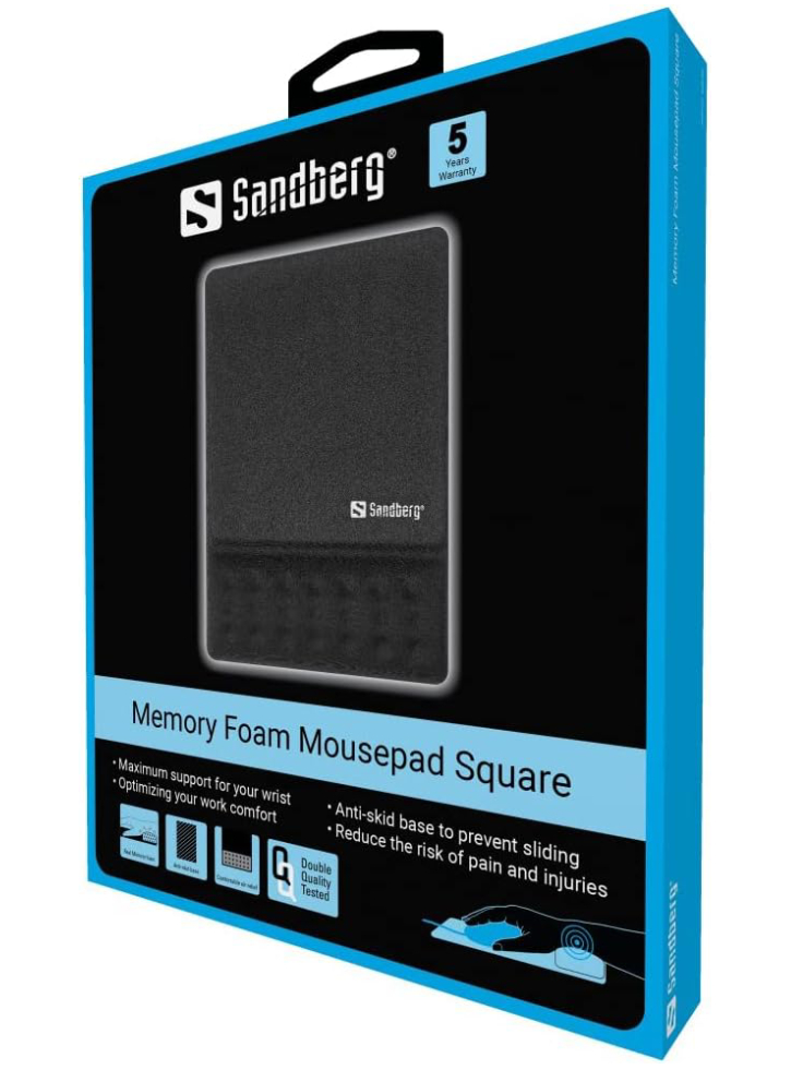 Mousepad Sandberg Memory Foam Square