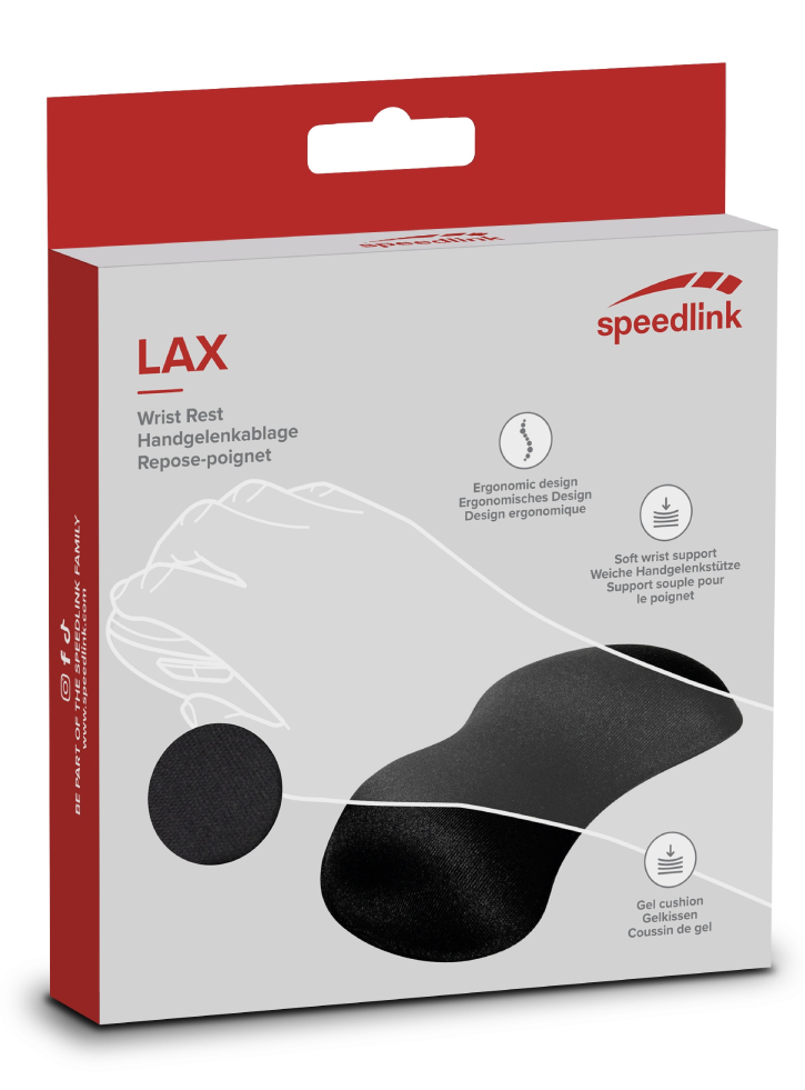 Speedlink LAX Gel Wrist Rest Black