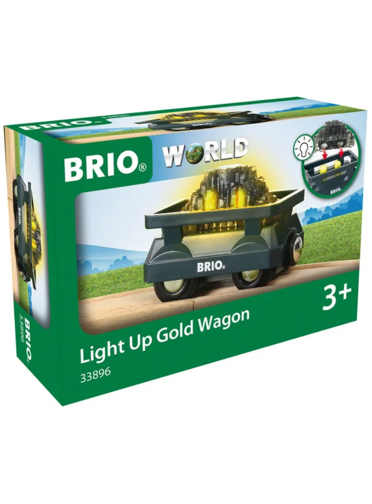 BRIO Light Up Gold Wagon (33896)