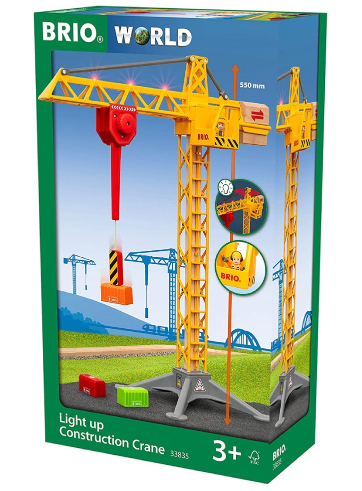 Set Brio Construction Crane with Lights (33835)