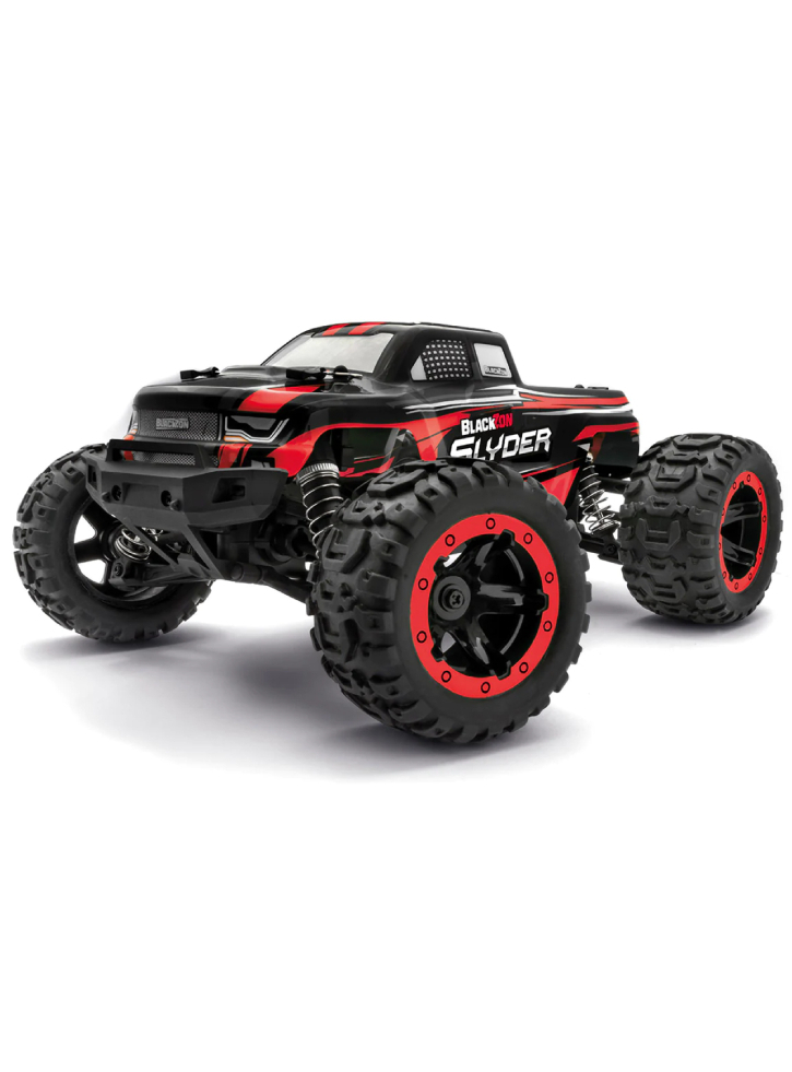 Blackzon Slyder MT 1/16 4WD Electric Monster Truck Red (540098)