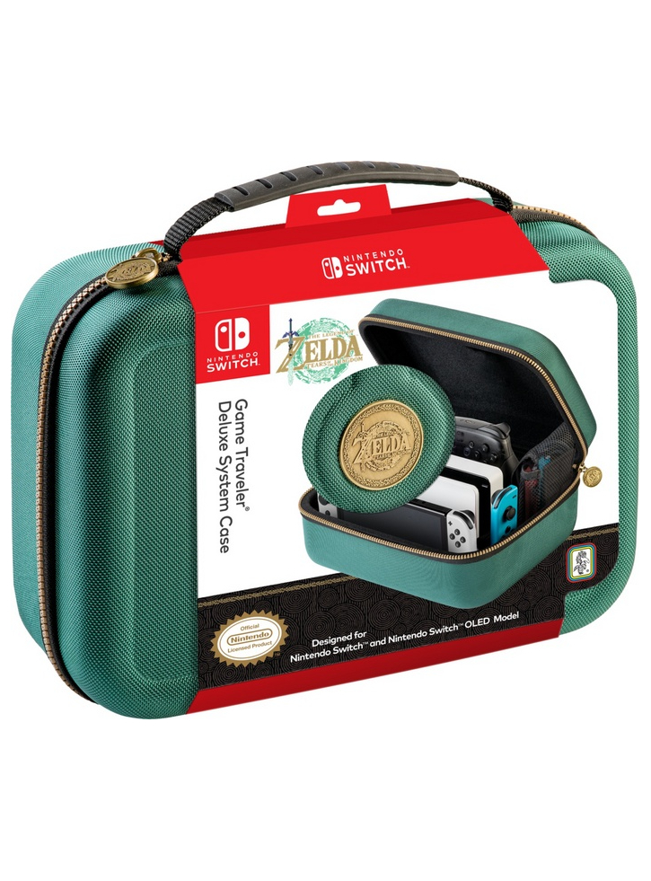 Husa The Legend Of Zelda Tears of the Kingdom Deluxe System Green (Oled)