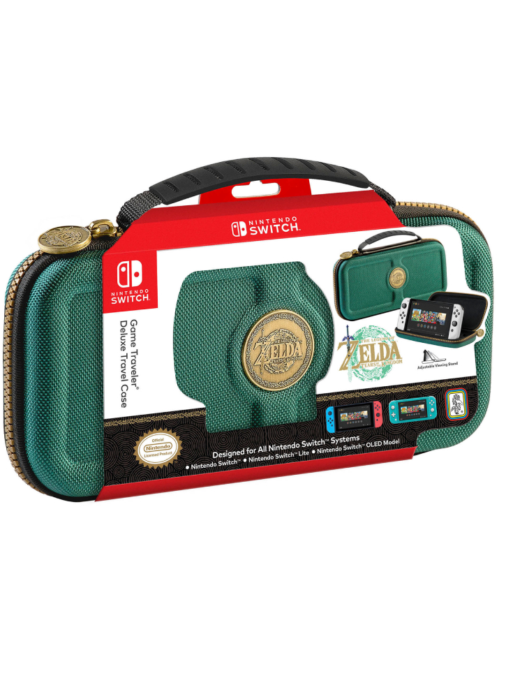 Husa The Legend Of Zelda Tears of the Kingdom Deluxe Green (Oled/Lite)