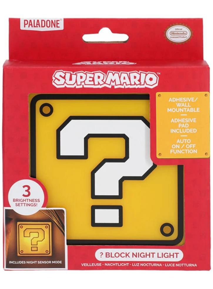 Lampa Paladone Super Mario Question Block Nigh (pp11595nn)