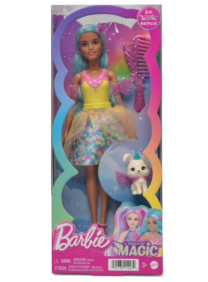 Papusa Barbie Touch of Magic Fairytale Teresa with Bunny (HLC36)