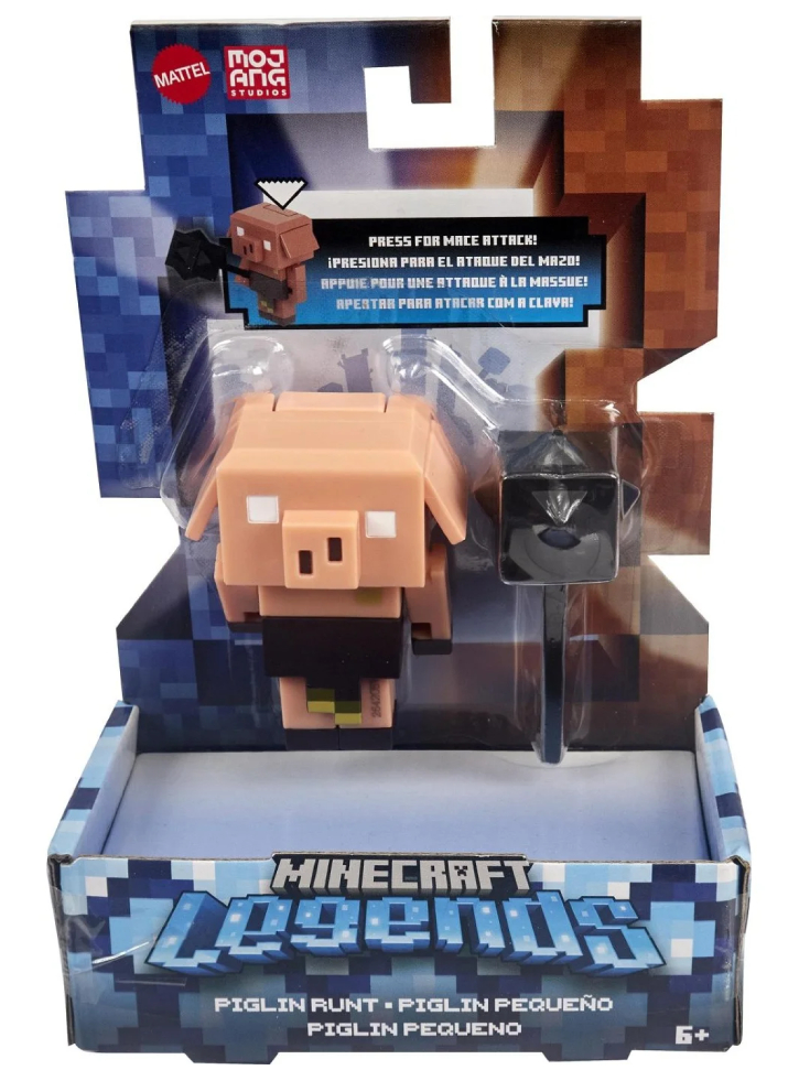 Figuirna Mattel Minecraft Badger Series Piglin Runt 8cm