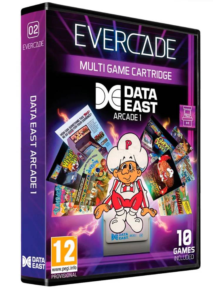 Blaze Evercade Data East Arcade Cartridge 1