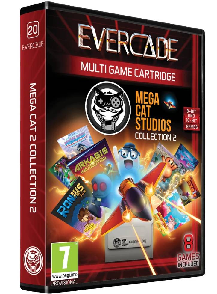 Blaze Evercade Mega Cat 2 Cartridge