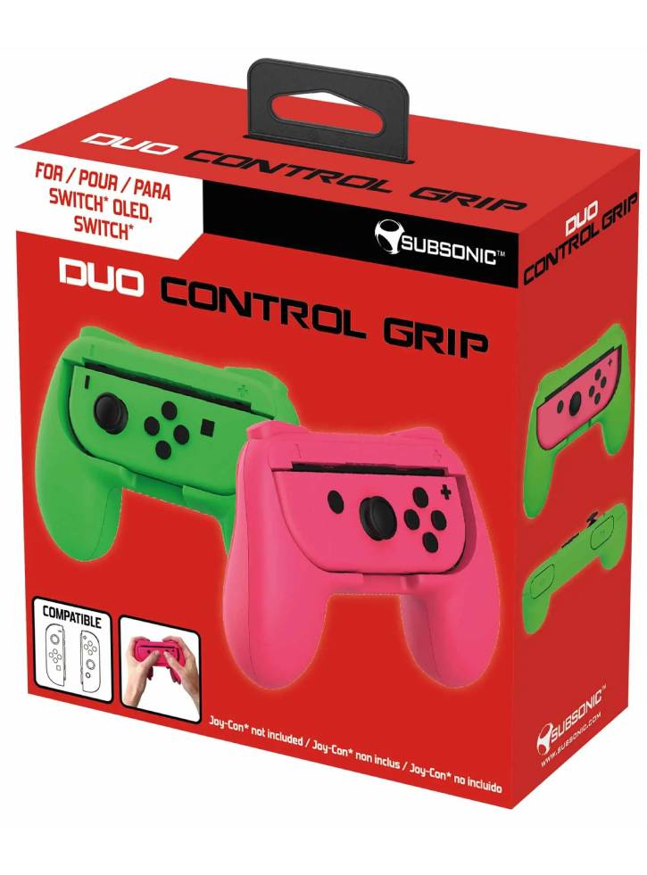 Controllere Subsonic Duo Grip Colorz Pink & Green (Lite/Oled)