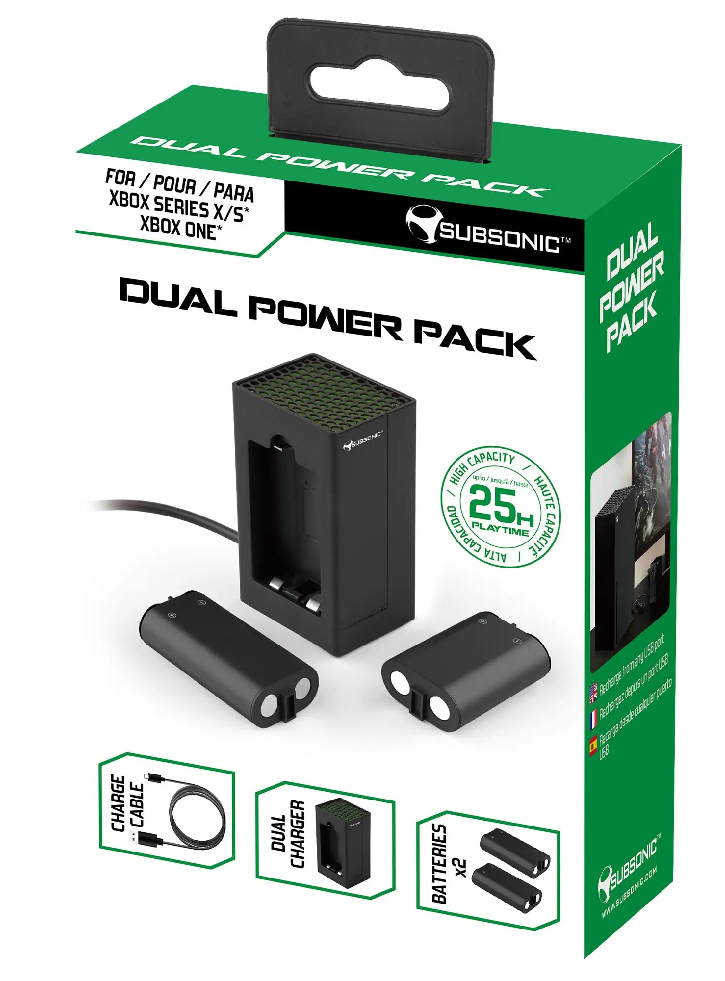 Subsonic Dual Power Pack - Xbox One