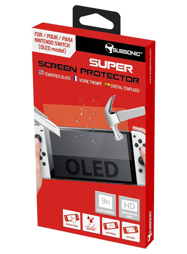 Subsonic Oled Super Screen Protector Tempered Glass 9H Hd - Nintendo Switch