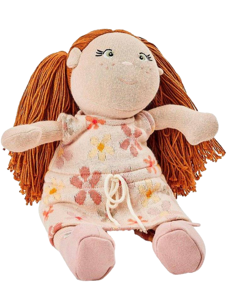 Papusa Smallstuff Knitted Rose 30cm