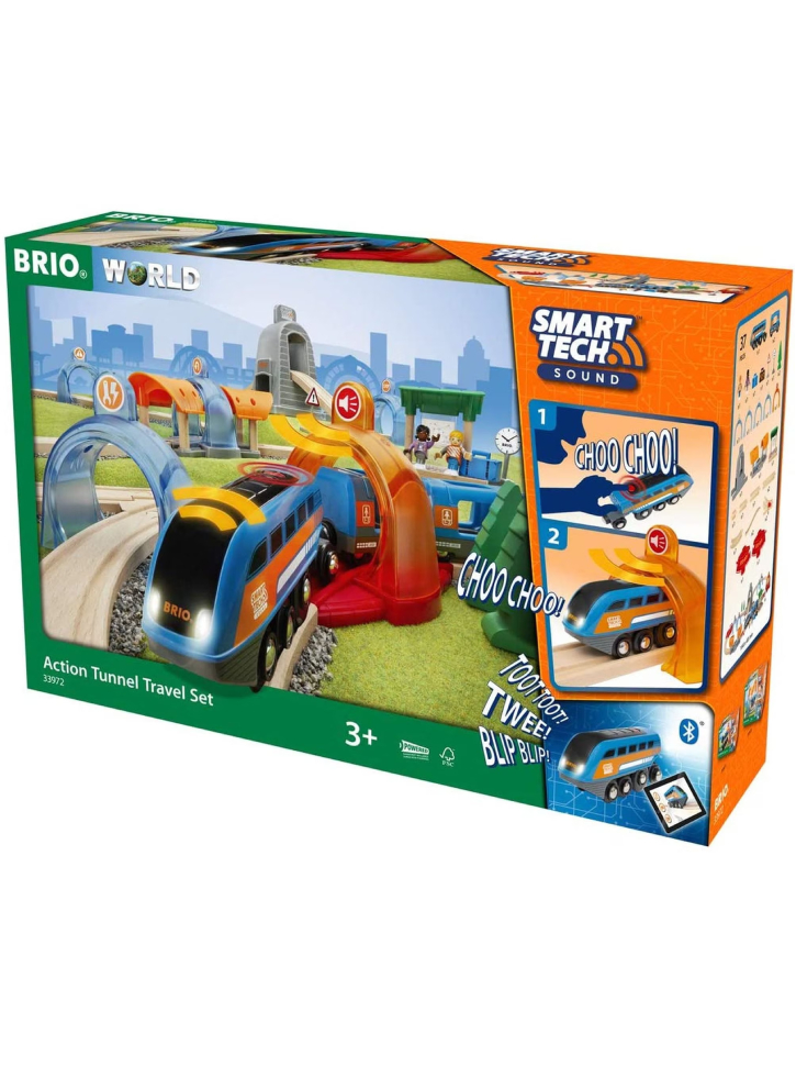 Brio Smart Tech Sound Action Tunnel Travel Set (33972)