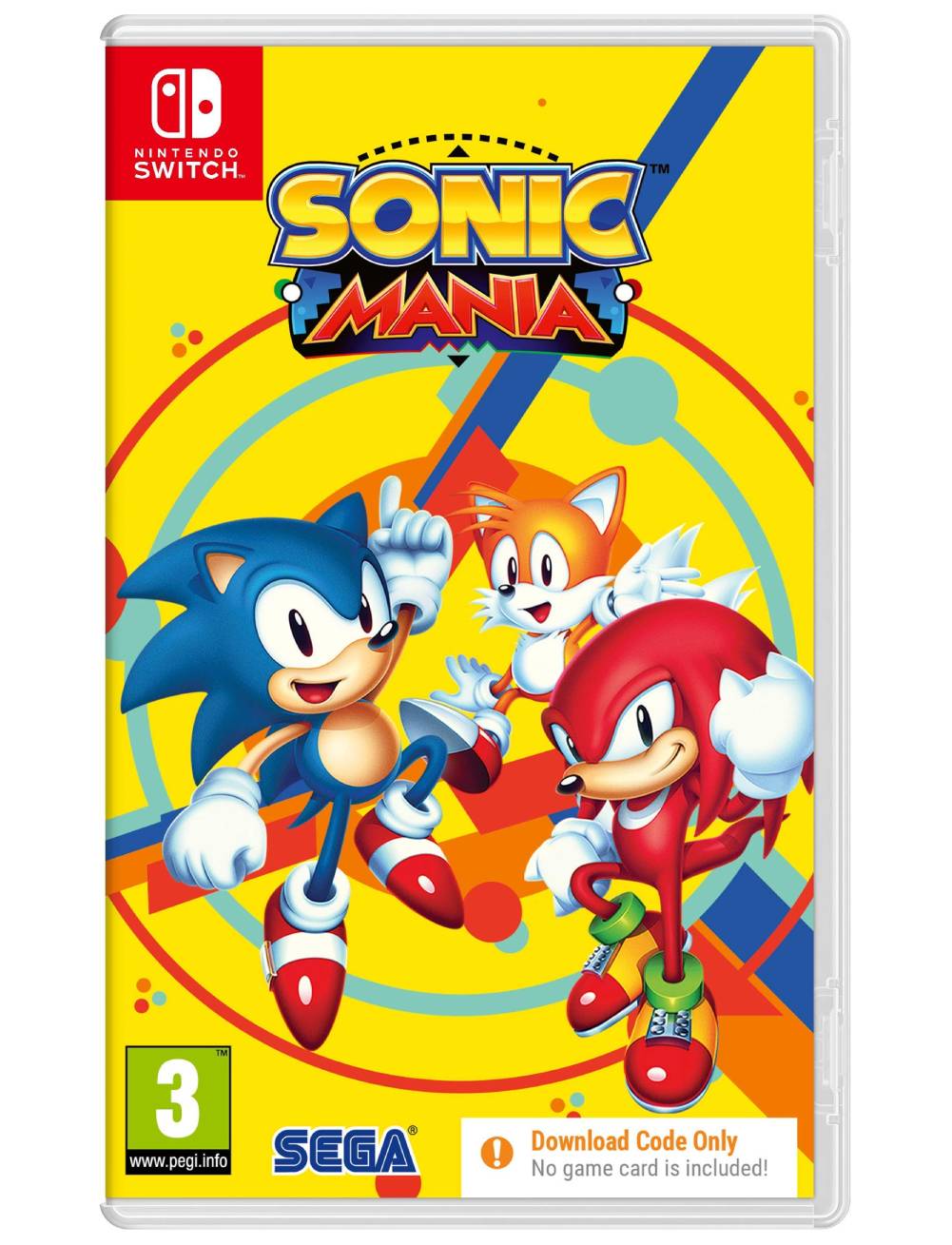 Sonic Mania Plus Code in Box Нинтендо Суич