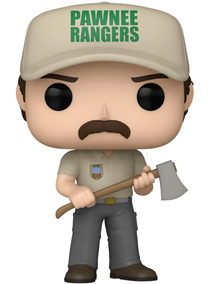 Pop Television Parks and Recreation Ron Swanson Pawnee Rangers 1414 10cm