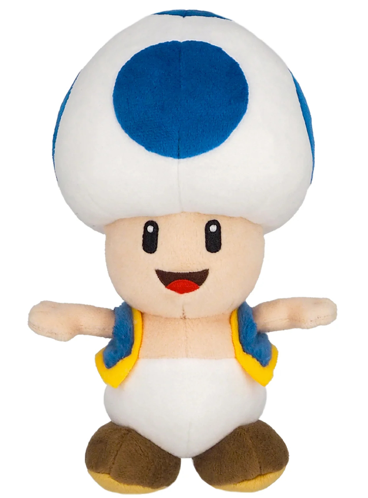 Plus Super Mario Toad Blue 20cm