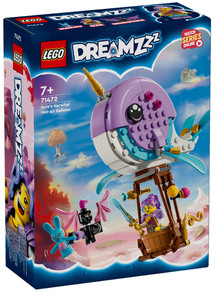 LEGO DREAMZzz Izzie\'s Narwhal Hot-Air Balloon (71472)