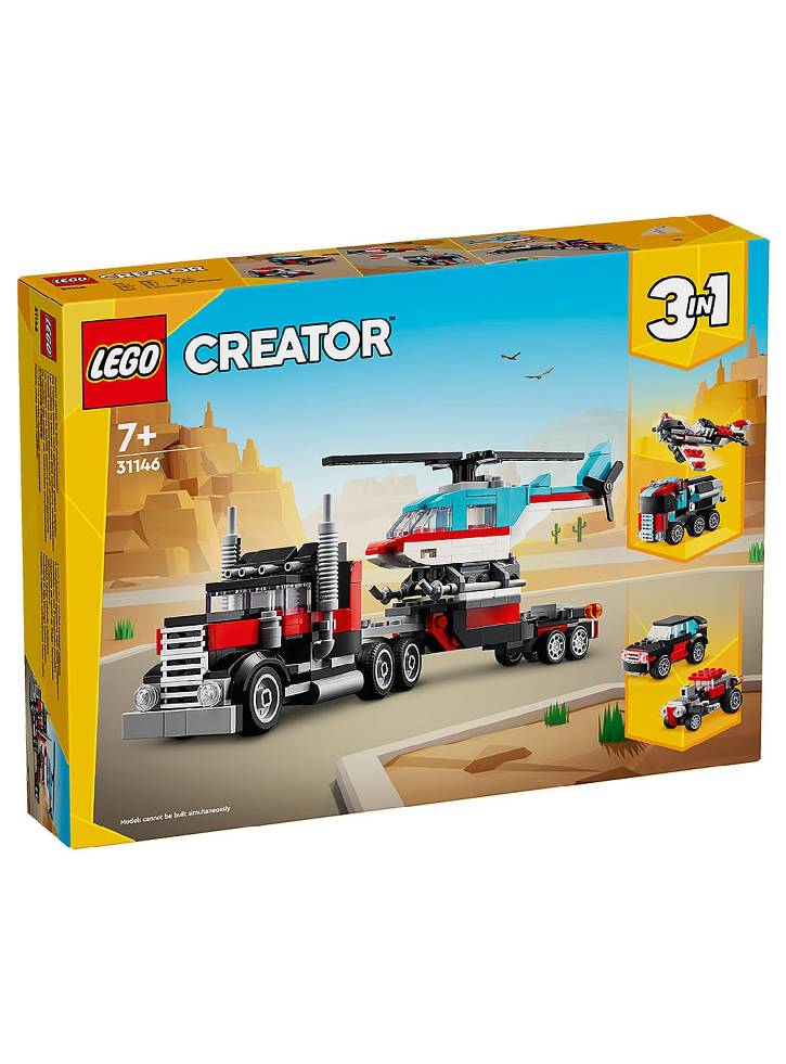 LEGO Creator Flatbed Truck with Helicopter (31146)