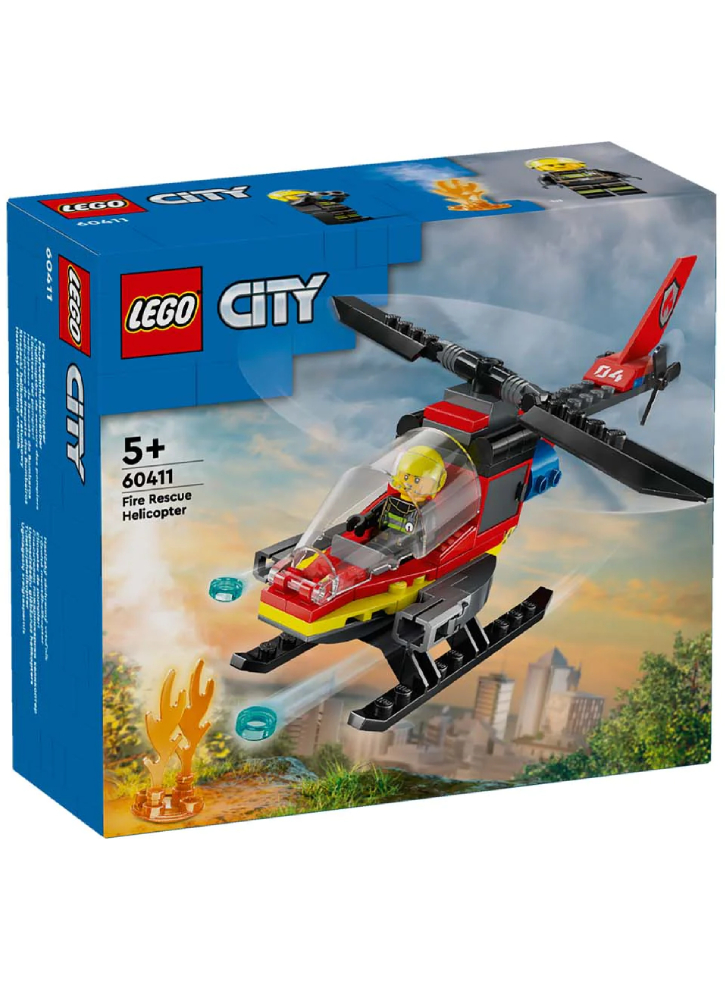 LEGO City Fire Rescue Helicopter (60411)