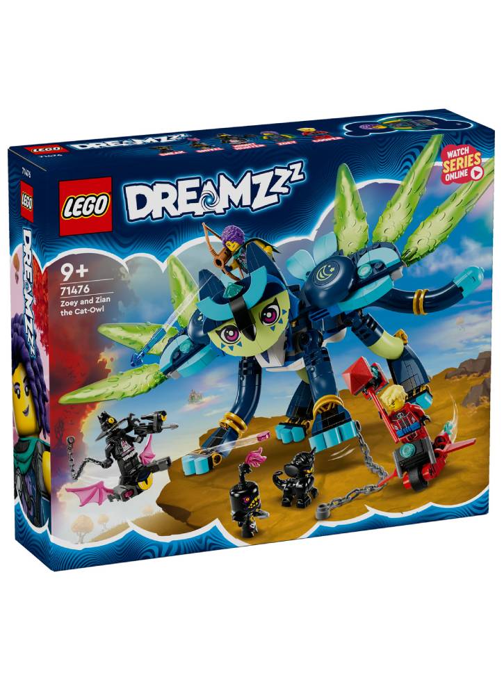 LEGO DREAMZzz Zoey and Zian the Cat-Owl (71476)