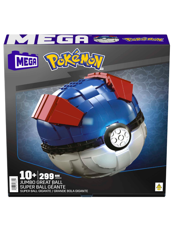 Mega Pokemon Jumbo Great Ball with Light