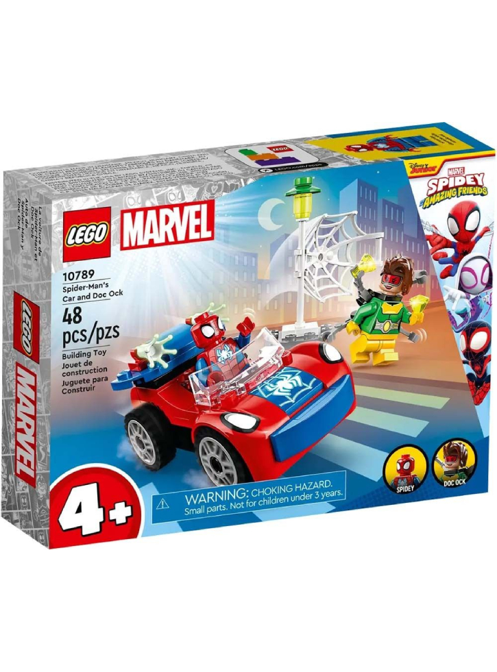 LEGO(r) Marvel Spidey and His Amazing Friends Spider-Mans Car and Doc Ock (10789)