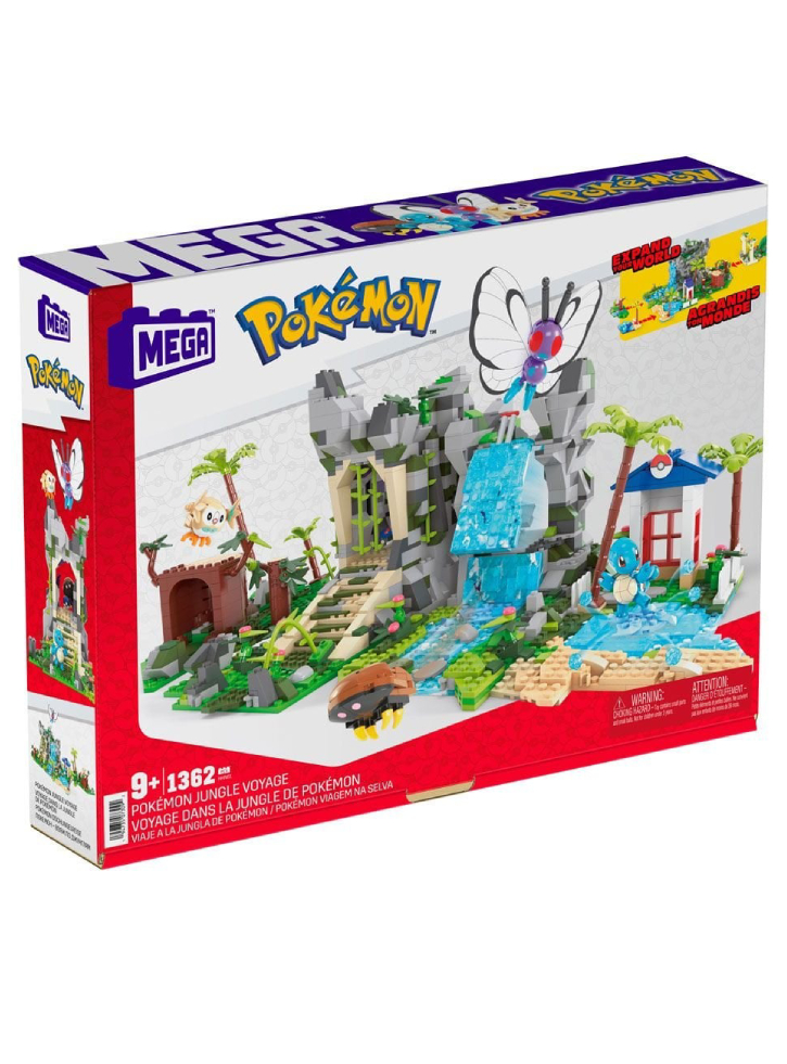 Mattel Mega Pokemon Adventure Builder Pokemon Jungle Voyage (HHN61)