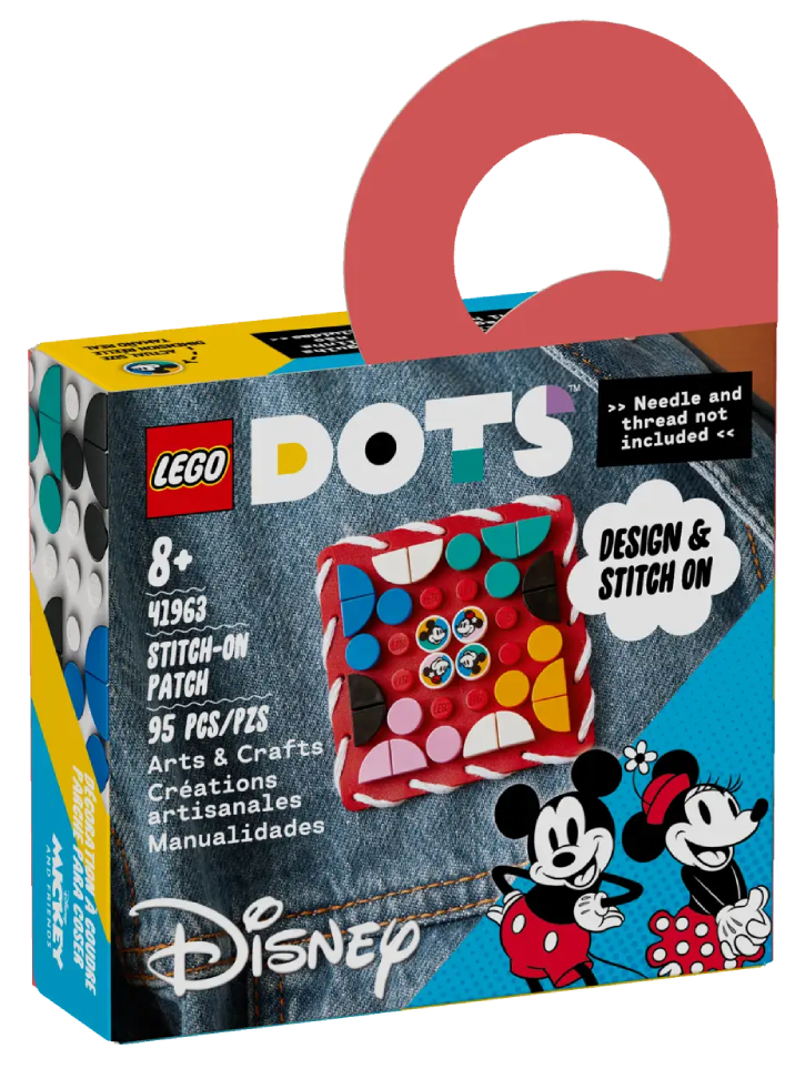 LEGO(r) Disney DOTS Mickey Mouse Minnie Mouse Stitch-On Patch