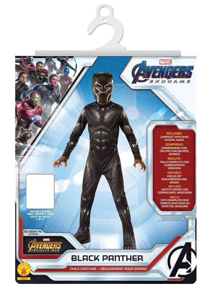 Costum Rubies Marvel Black Panther (116 cm)