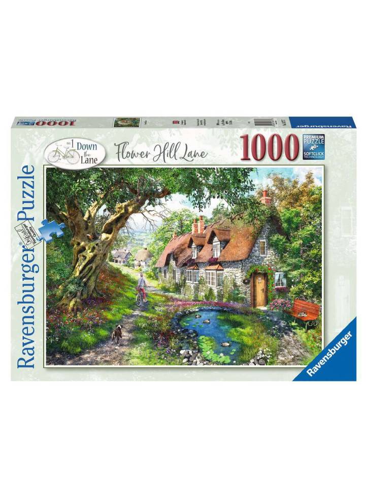 Puzzle Ravensburger Flower Hill Lane 1000pc (10216777)