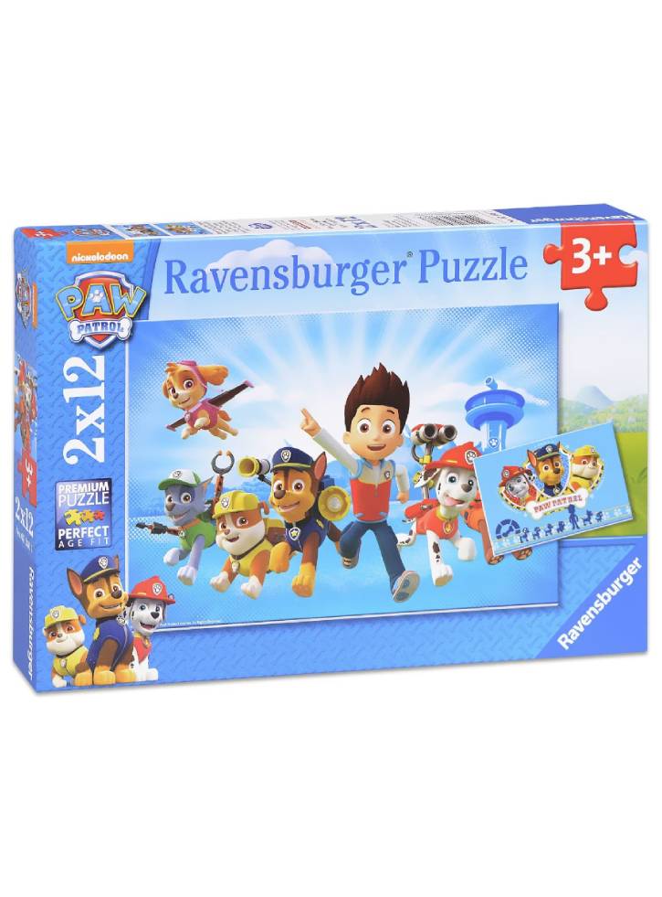 Puzzle Ravensburger Paw Patrol 2x12 (10107586