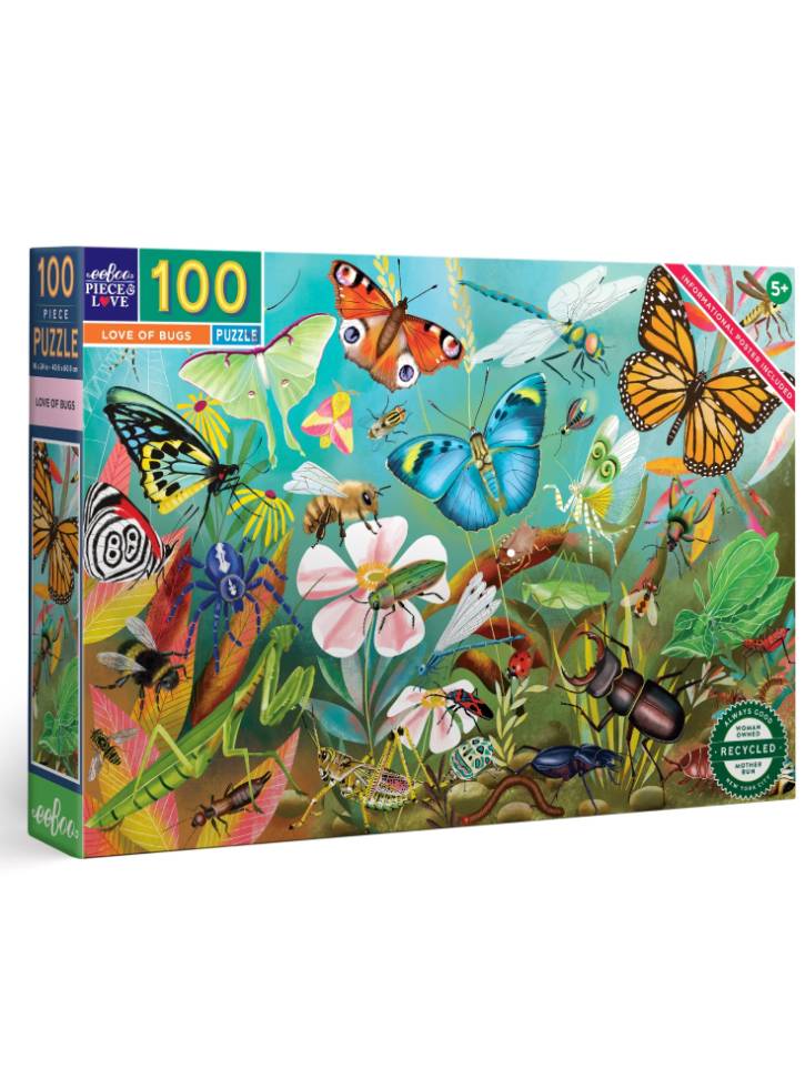 Puzzle EEBOOP Love of Bugs 100pc (EPZLVB)