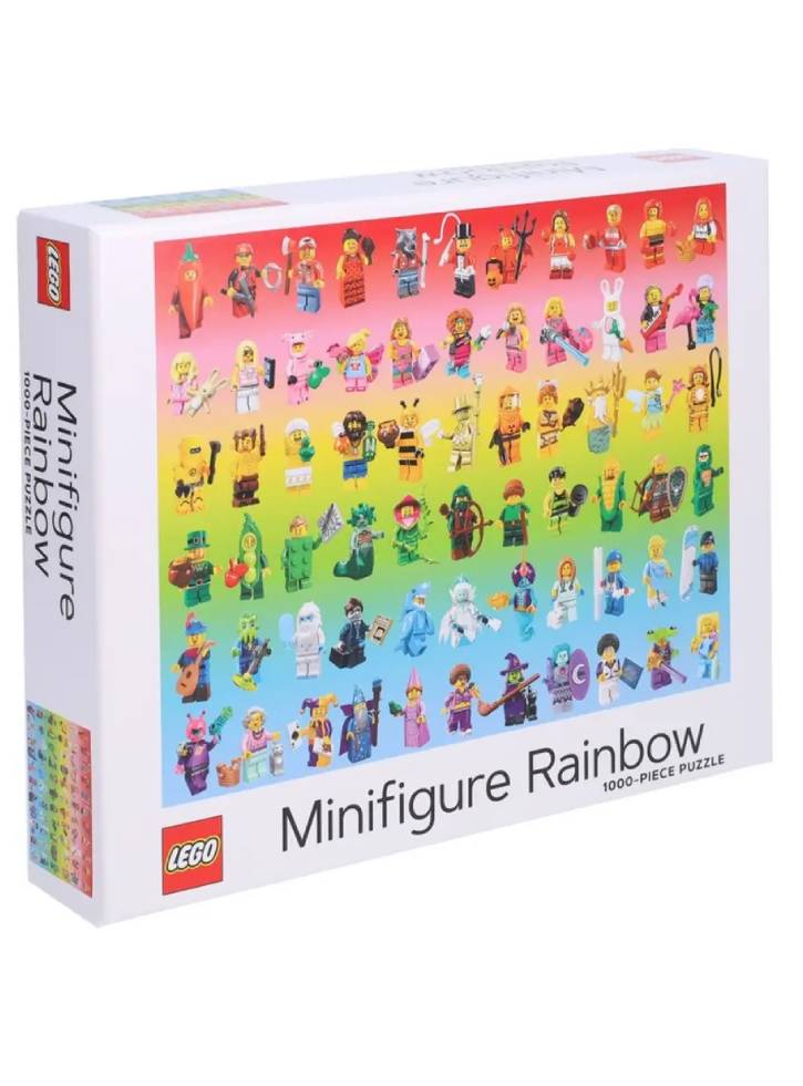 Puzzle LEGO MiniFigure Rainbow Puzzle 1000pc (4013116-214382)