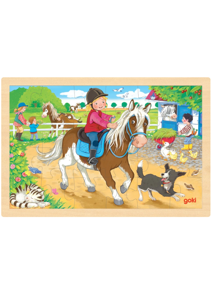 Puzzle GOKI Pony farm (57412)