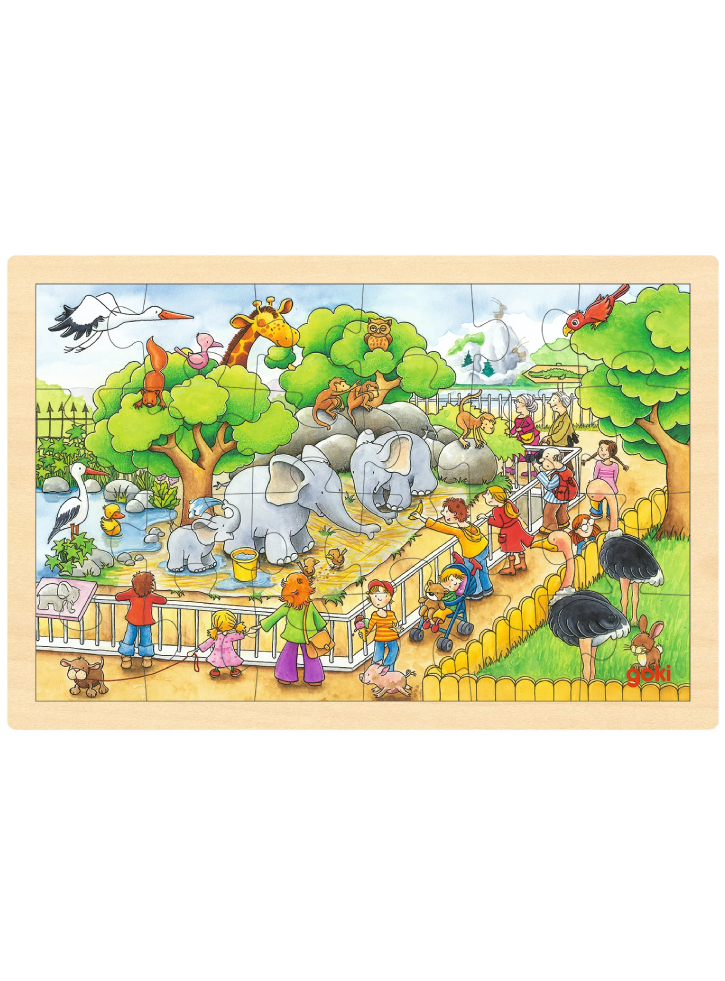 Puzzle GOKI visit at the zoo (57808)